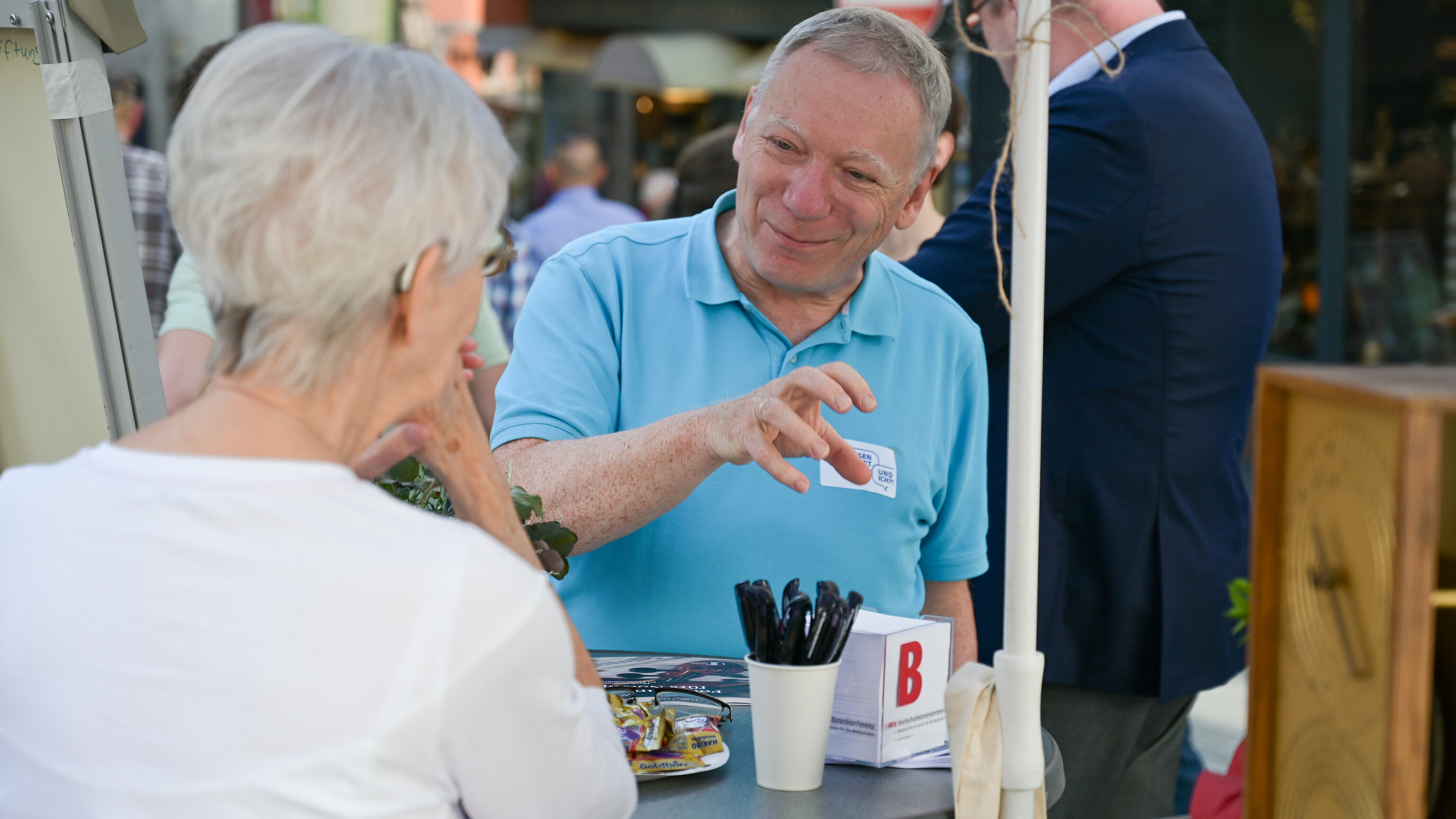 "Wissenschaft und ich?!" auf dem Eisenmarkt in Wetzlar am 7. September 2024.