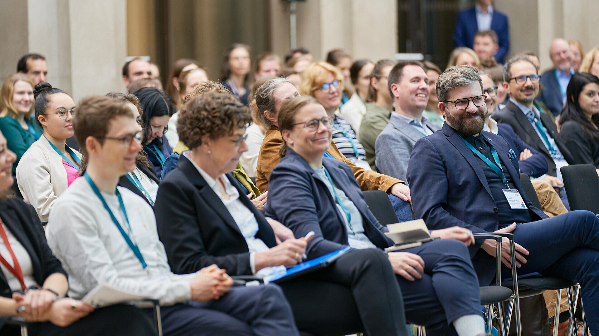 Teilnehmerinnen und Teilnehmer der Konferenz Wisskomm Connected der Transfer Unit Wissenschaftskommunikation (c) Julia Merkel